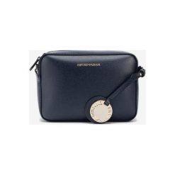 Emporio Armani Cross body bag Niebieski. Niebieskie torebki klasyczne damskie Emporio Armani, w paski, z materiału, bez dodatków. Za 840,95 zł.