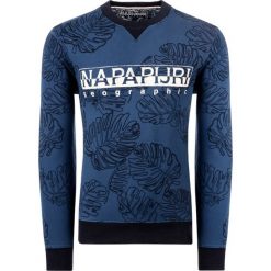 Bluza Napapijri Bellary N0YIF8. Niebieskie bluzy męskie Napapijri, xxl, bez wzorów, bez kołnierzyka, bez rękawów, bez kaptura. W wyprzedaży za 269,00 zł.