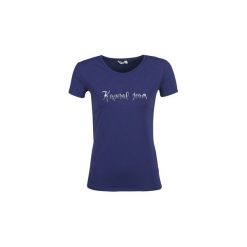 T-shirty z krótkim rękawem Kaporal BUSY. Niebieskie t-shirty damskie marki Kaporal, s, bez wzorów, bez kołnierzyka. Za 99,00 zł.