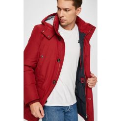 Tommy Hilfiger Tailored - Kurtka puchowa. Czerwone kurtki męskie marki Tommy Hilfiger Tailored, z bawełny. W wyprzedaży za 999,90 zł.