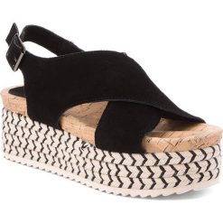 Espadryle EVA MINGE - Soria 3A 18PM1372326ES 201. Czarne espadryle damskie marki Eva Minge, z materiału. W wyprzedaży za 169,00 zł.