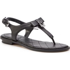 Sandały MICHAEL MICHAEL KORS - Alice Thong 40S8ALFA1L Black. Czarne klapki damskie MICHAEL Michael Kors, z aplikacjami, ze skóry, bez obcasa, na obcasie. W wyprzedaży za 349,00 zł.