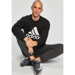 Adidas Performance - Bluza. Czarne bluzy męskie adidas Performance, s, z nadrukiem, z bawełny, z okrągłym kołnierzem, bez rękawów, bez kaptura. W wyprzedaży za 199,90 zł.