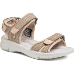 Sandały MARCO TOZZI - 2-28531-24 Taupe Comb 344. Brązowe klapki damskie Marco Tozzi, bez wzorów, ze skóry, bez obcasa. W wyprzedaży za 129,00 zł.