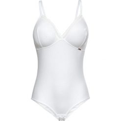 Body "feel comfort", bawełna organiczna bonprix biały. Białe body damskie bonprix, w koronkowe wzory, z bawełny. Za 27,99 zł.