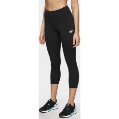 Legginsy treningowe damskie. Legginsy damskie 4f, bez wzorów, z dzianiny. Za 99,99 zł.