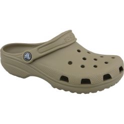 Crocs Classic 10001-260 klapki uniseks brązowe 38/39. Pomarańczowe klapki męskie Crocs, bez wzorów, z materiału. W wyprzedaży za 119,99 zł.
