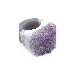 InspiRING Ametyst rozmiar 21. Fioletowe pierścionki damskie marki Brazi druse jewelry, z ametystem. Za 270,00 zł.