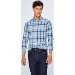 Premium by Jack&Jones - Koszula. Szare koszule męskie na spinki Premium by Jack&Jones, l, w kratkę, z bawełny, z klasycznym kołnierzykiem, z długim rękawem. W wyprzedaży za 179,90 zł.