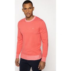 Sweter Calvin Klein C-Neck K10K104920. Czerwone swetry męskie Calvin Klein, m, bez wzorów, klasyczne, z klasycznym kołnierzykiem, bez kaptura. W wyprzedaży za 299,00 zł.