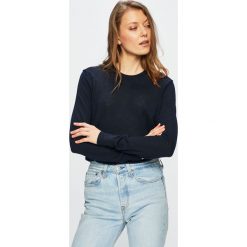 Mustang - Sweter. Niebieskie swetry klasyczne damskie marki Mustang, s, z wełny, z okrągłym kołnierzem. Za 199,90 zł.