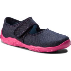 Kapcie SUPERFIT - 8-00283-80 S Ocean. Niebieskie sandały dziewczęce Superfit, z materiału, bez zapięcia. Za 109,00 zł.