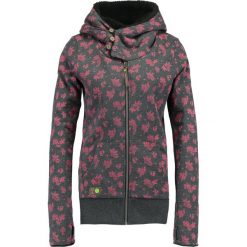 Bluzy rozpinane damskie: Ragwear CARA ZIP ORGANIC Bluza rozpinana black melange