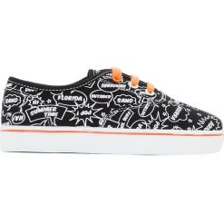 Płócienne trampki z nadrukiem BD 26-39. Szare buty chłopięce sportowe marki La Redoute Collections, z nadrukiem, z materiału, na sznurówki. Za 102,86 zł.