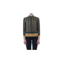 Koszule Elisabetta Franchi CA22996E2. Zielone koszule damskie Elisabetta Franchi, bez wzorów, bez kołnierzyka, bez rękawów. Za 950,86 zł.