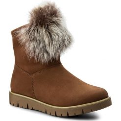 Kozaki dziewczęce: Kozaki BARTEK – 27406-SZ/1LS Jasny Brąz