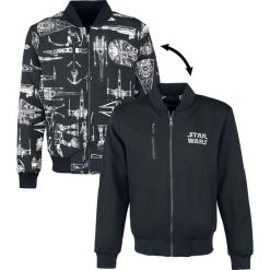Bluzy męskie: Star Wars Reversible Jacket Bluza dresowa szary/czarny