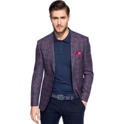 Marynarka STEFANO MAGS000244. Czerwone marynarki męskie Giacomo Conti, na lato, m, bez wzorów, z bawełny, klasyczne. Za 599,00 zł.