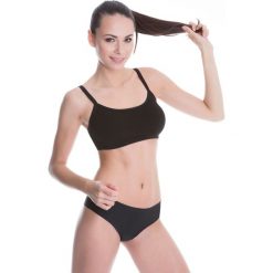 Biustonosze sportowe: Julimex Biustonosz Top Funky czarny r. Uniwersalny
