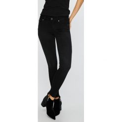 Liu Jo - Jeansy Shiny. Czarne jeansy damskie rurki marki Liu Jo, z bawełny. Za 699,90 zł.
