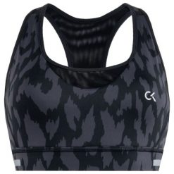 Biustonosz top Calvin Klein Performance Medium Support Sports Bra 00GWS0K159. Szare topy damskie Calvin Klein Performance, m, bez wzorów, z elastanu, bez kołnierzyka. W wyprzedaży za 239,00 zł.