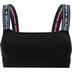 Tommy Hilfiger Biustonosz Czarny. Czarne biustonosze TOMMY HILFIGER, bez wzorów, z elastanu. Za 163,95 zł.