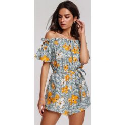 Zielony Kombinezon Twisted Princess. Zielone kombinezony dziewczęce Renee, w paski, eleganckie, krótkie. Za 129,99 zł.