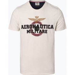 Aeronautica - T-shirt męski, biały. Białe t-shirty męskie Aeronautica, m, z nadrukiem, klasyczne, bez kołnierzyka. Za 229,95 zł.