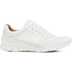 Geox - Buty. Czarne buty sportowe damskie Geox, ze skóry. Za 429,90 zł.