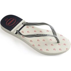 Havaianas - Japonki. Szare klapki damskie marki Havaianas, z materiału. W wyprzedaży za 69,90 zł.