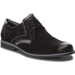 Półbuty LASOCKI FOR MEN MI07-C443-467-01. Czarne półbuty męskie Lasocki For Men, bez wzorów, ze skóry, bez zapięcia. Za 189,99 zł.