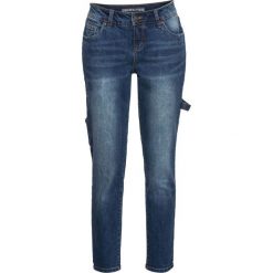 Dżinsy Boyfriend bonprix niebieski "bleached”. Niebieskie jeansy damskie bonprix. Za 109,99 zł.