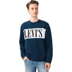 Levi's Colorblock Bluza Niebieski. Niebieskie bluzy męskie Levi's®, s, bez wzorów, z bawełny, bez kołnierzyka, bez rękawów, bez kaptura. Za 309,95 zł.