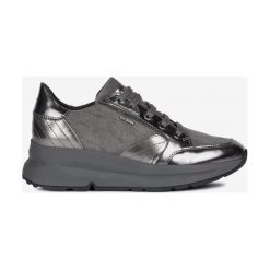 Geox Backsie Tenisówki Szary. Szare trampki i tenisówki damskie Geox, bez wzorów, ze skóry, bez zapięcia. Za 514,95 zł.