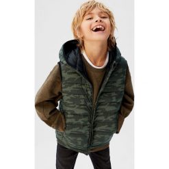 Mango Kids - Bezrękawnik dziecięcy Unicovp6 110-164 cm. Żółte kurtki chłopięce z poliesteru. Za 79,90 zł.