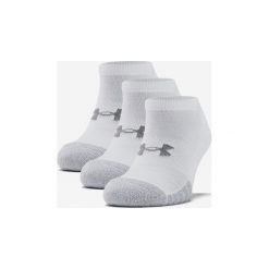 Under Armour HeatGear® 3-pack Skarpetki Biały. Białe skarpetki męskie Under Armour, bez wzorów, z elastanu. Za 51,95 zł.