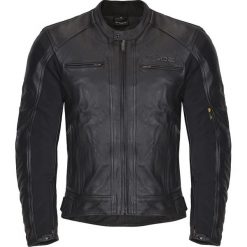 Kurtki męskie: W-TEC Męska skórzana kurtka motocyklowa NF-1121 czarna r. XL (13616)