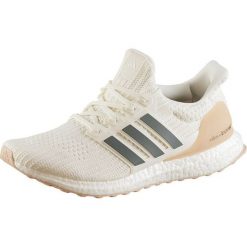 Sneakersy "Ultraboost" w kolorze białym. Białe trampki męskie Nike, Adidas & Co., bez wzorów, na sznurówki. W wyprzedaży za 386,95 zł.