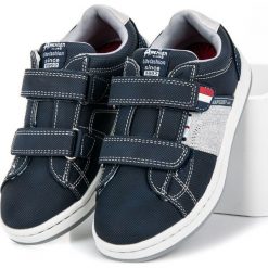 Wygodne buty dla chłopca AISHA. Niebieskie buty sportowe chłopięce American CLUB. Za 89,90 zł.