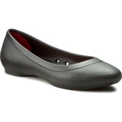 Baleriny damskie lakierowane: Baleriny CROCS – Lina Flat W 203404 Black