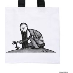 Kwiat - torba premium (różne kolory). Szare shopper bag damskie marki Pakamera, z materiału. Za 79,00 zł.