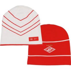 Nike Czapka Czerwony Biały. Czerwone czapki męskie Nike, bez wzorów, z materiału. Za 83,95 zł.