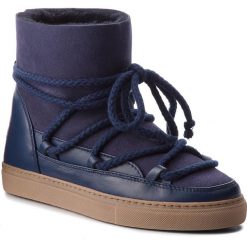 Buty INUIKII - Sneaker Classic 70202-5 D'Blue. Niebieskie kozaki damskie Inuikii, na zimę, ze skóry, na niskim obcasie, bez zapięcia. W wyprzedaży za 729,00 zł.