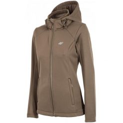 Kurtki sportowe damskie: 4F Damska Kurtka Softshellowa H4Z17 sfd002 Brąż Xs