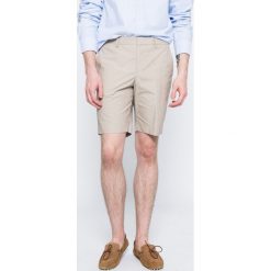 Premium by Jack&Jones - Szorty. Brązowe szorty męskie marki Premium by Jack&Jones, z haftami, z elastanu, casualowe. W wyprzedaży za 49,90 zł.