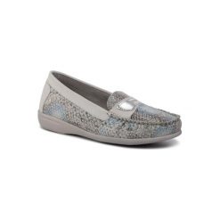 GO SOFT EST-4837-01 Niebieski. Niebieskie półbuty damskie GO SOFT, bez wzorów, ze skóry, bez obcasa, bez zapięcia. Za 159,99 zł.