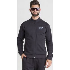 BLUZA EA7 Emporio Armani. Czarne bluzy męskie EA7 Emporio Armani, s, z nadrukiem, z tkaniny, bez kołnierzyka, bez rękawów, bez kaptura. Za 287,40 zł.
