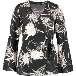 Bluzki damskie: Wallis ORIENTAL SWIRL WRAP Bluzka black