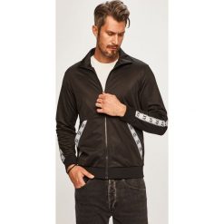 Armani Exchange - Bluza. Czarne bluzy męskie Armani Exchange, s, z aplikacjami, z elastanu, z kapturem, bez rękawów, z kapturem. Za 569,90 zł.