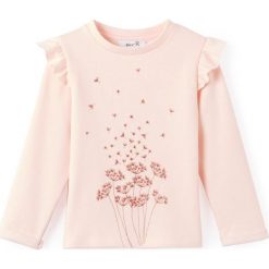 Bluzy dziewczęce: Bluza z nadrukiem w mlecze, 3-12 lat